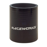 Raceworks Short Silicone Hose Straight x 75mm Long