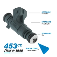 Bosch 453cc/min EV6 Injector 0 280 156 012