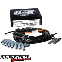 8cyl DIY Unfinished Lead Set Fits LS Coils ICE Ignition 9ML Series [Plug Boot Configuration: 90deg/45deg]