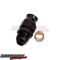 Aeroflow 5/16" Hard Line to -6AN Male Adapter Tube Fitting Black AF108-05BLK