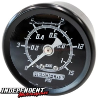 1-1/2" Liquid Filled 15 psi Pressure Gauge Aeroflow AF30-2200