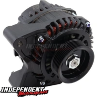 150 Amp High Output Alternator Black Fits Ford Barra 6 Cyl Aeroflow AF4280-1500