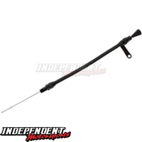 Universal Engine Dipstick Flexible Braided 1/4 NPT Cut-to-Length Aeroflow AF64-2123 [Finish: Black Finish]