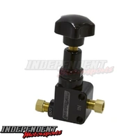 Aeroflow Black Adjustable Brake Bias Proportioning Valve Knob Style 100-1000 PSI 1/8" NPT Ports AF64-3042BLK