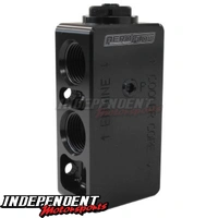 Billet Aluminium Inline Oil Thermostat -10AN ORB Aeroflow AF64-4111