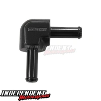 Aeroflow 90° Hose Barb Joiner – 1/2" (12.7mm) – Black (AF843‑08BLK)