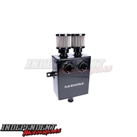 Universal - Slimline Aluminium Catch Can Black 1.6L - Raceworks - ALY-155BK