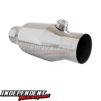 3" High Flow 100 Cell Catalytic Converter Metallic Bullet Independent Motorsports C1T300MBR