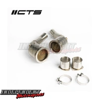 Audi C8 RS6 RS7 4.0T EA825 CTS Turbo High-Flow Catalytic Converters 200 Cell Race Cats T304 Stainless Steel 2021-2024 CTS-EXH-DP-0049-CAT