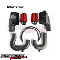 Mercedes-Benz AMG W205 C63 C63S GLC63 GLC63S M177 4.0L Bi-Turbo CTS Turbo High-Flow Air Intake System - 3" Mandrel Bent Aluminum CTS-IT-951