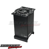 Universal DeatschWerks 3.0L Modular Fuel Surge Tank Single or Dual Pump Support Brushed or Brushless System 2500HP Rated Black Billet 6-000-30ST