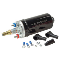 Raceworks External Fuel Pump  310LPH  – Can use for E85 (Not Warranted)   EFP-502