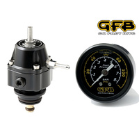 GFB FX-S Fuel Pressure Regulator (Bosch Rail Mount) Barra Fuel reg Upgrade [Option: With 0-120PSI Fuel Gauge]