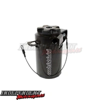 Improved Racing CCS Universal Centrifugal Oil Catch Can 7oz Quick Release Billet Aluminium PCV Oil Air Separator System Black Anodised IRCCS-700