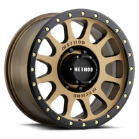 Method 305-HD NV [Bore Size: 130.81] [CHOOSE STYLE: Bronze] [SIZE BOLT OFFSET SPACING: 18x9 8x165.1 +18]