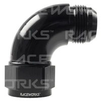 Female to Male AN Swivel 90 Degree