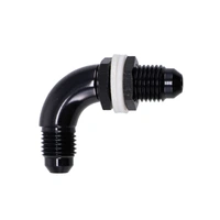 raceworks 90 Degree Bulkhead [AN Size: -10 AN] [Material: Alloy] RWF-842-10BK