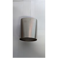 Oval to Round Transition Tube 90mm Long
