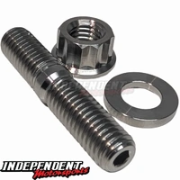 Independent Motorsports M8 x 1.25 x 34mm Titanium Stud – Raw Finish