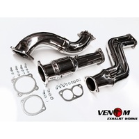VENOM Ford Falcon XR6 Turbo BA-BF 4 Inch Dump Pipe, Cat Pipe and Y Pipe