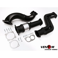 Ford Falcon XR6 Turbo BA-BF 4 Inch Dump Pipe, Cat Pipe and Y Pipe [Option: Mild Steel]
