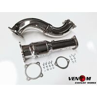 VENOM FG TURBO 4" DUMP PIPE & CAT - Ford FG FGX XR6 Turbo F6 Ford FPV Exhaust