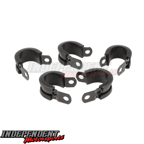 Universal - Cushioned P-Clip Rubber Lined Stainless Steel - Raceworks - RWF-158-06MM ID:6.4mm