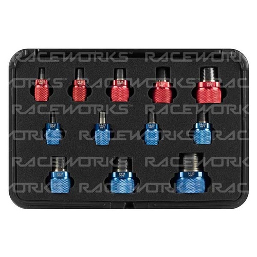 BSPT/NPT Thread Identification Kit 12PCE Raceworks
