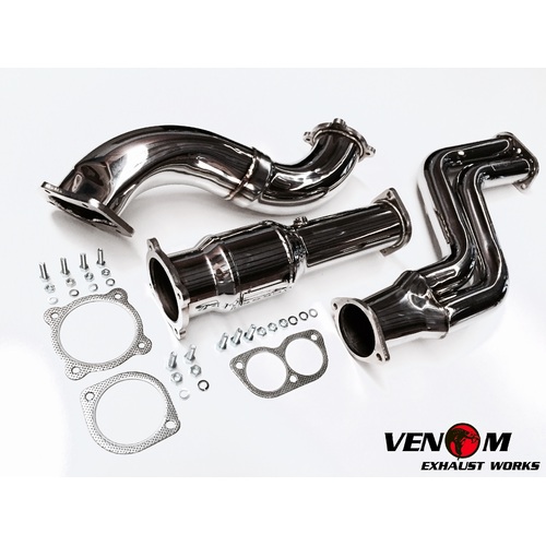 Ford Falcon XR6 Turbo BA-BF 4 Inch Dump Pipe, Cat Pipe and Y Pipe [Option: Stainless Steel]